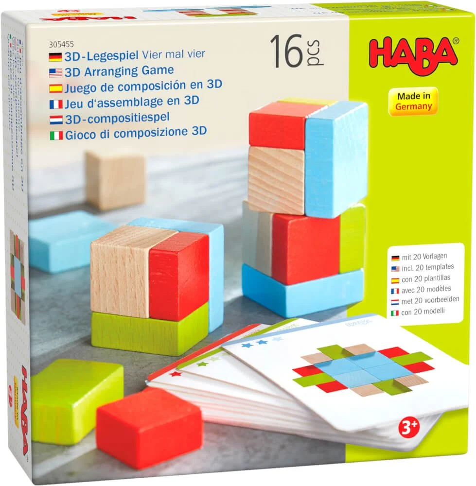 3D – Legespiel Vier mal Vier