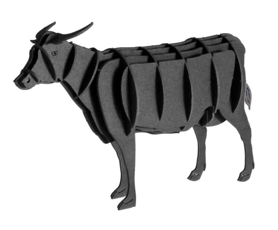 3D Papiermodell - Kuh