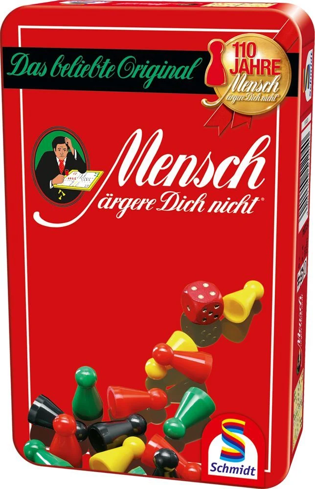 Mensch ärgere Dich nicht: Reisespiel in der Metalldose